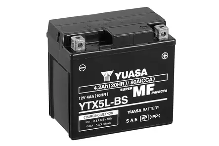 Yuasa akku YTX5L-BS (cp) Happopatruuna mukana (5) - Duell muut varaosat ja tarvikkeet - 141107 - 1