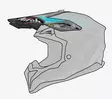 Airoh Aviator 3 Lippa League sininen - Duell ajovarusteet - 59447 - 1