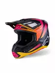 Alpinestars Kypärä S-M7 Rise Musta/Keltainen/Pinkki, L - Duell ajovarusteet - 36537 - 1