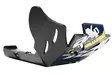 AXP Xtrem HDPE Skid Plate Black Husqvarna FE250/FE350 17-23 - Duell MP varaosat ja tarvikkeet - 86637 - 1