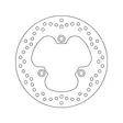 Brembo Serie Oro jarrulevy - Duell MP varaosat ja tarvikkeet - 121507 - 1