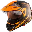 CKX Kypärä QUEST RSV Moosek Sähkövisiirillä Oranssi XS - Duell ajovarusteet - 59107 - 1