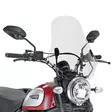 Givi Spoileriplexi kirkas 48 x 43.5 cm Ducati Scrambler 400 (16) 800 (15-16) - Duell MP varaosat ja tarvikkeet - 100607 - 1