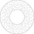 GOLDFREN Jarrulevy yd298 hd150 id132 t5 - Duell MP varaosat ja tarvikkeet - 67827 - 1