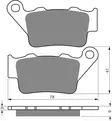 GOLDFREN Jarrupalat 023 Ceramic carbon AD - Duell MP varaosat ja tarvikkeet - 67467 - 1
