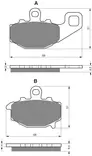 GOLDFREN Jarrupalat 093 Ceramic carbon AD - Duell MP varaosat ja tarvikkeet - 67797 - 1