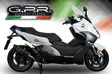 GPR Bmw C 650 Sport 2016/20 e4 EC-Approv. slip-on exhaust Furore Evo4 Nero - Duell MP varaosat ja tarvikkeet - 110077 - 1