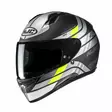 HJC Kypärä C10 Hiper Musta/Harmaa/Fluo Keltainen MC3HSF, 2XL - Duell ajovarusteet - 55727 - 1