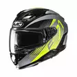 HJC Kypärä F71 Catos Musta/Harmaa/Fluo Keltainen MC3H M - Duell ajovarusteet - 55217 - 1