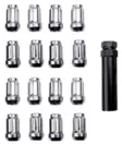 ITP Pyöränmutterisarja 12 x 1.25mm 60° kartio kromi sis.avain 20 kpl - Duell ATV varaosat ja tarvikkeet - 28537 - 1