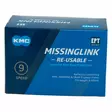 Ketjulukko KMC 9R EPT Silver 11/128" 40 kpl/ ltk - Duell polkupyörien varaosat ja tarvikkeet - 1167 - 1