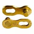 Ketjulukko KMC MissingLink 10R Ti-N Gold 11/128" 2kpl/pkt - Duell polkupyörien varaosat ja tarvikkeet - 9097 - 1