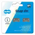Ketjulukko KMC Snap-on EPT Silver 1/8" 2kpl/pkt - Duell polkupyörien varaosat ja tarvikkeet - 8777 - 1