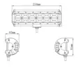 Kinwons Led Kaukovalopaneeli 10-30V 144W Flood - Duell ATV varaosat ja tarvikkeet - 138227 - 1