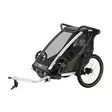 Lastenkuljetusperäkärry THULE Chariot Lite single Vintage vihreä - Duell polkupyörien varaosat ja tarvikkeet - 139157 - 1