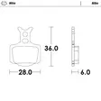 Moto-Master Brakepads Racing 11 SX50 24-.. SX-E3/E5 23-. - Duell MP varaosat ja tarvikkeet - 120547 - 1