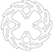 Motomaster Flame rear disc KTM: 65SX 23-.. - Duell MP varaosat ja tarvikkeet - 120827 - 1