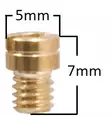 Pääsuutin # 86 Pyöreä M4 Yhteensopiva: Keihin - Duell muut varaosat ja tarvikkeet - 115557 - 1