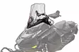 Powermadd Tuulilasi Ski-Doo Gen5 Korkea 21" Kirkas/Mustalla grafiikalla - Duell MK varaosat ja tarvikkeet - 23997 - 1