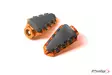 Puig Footrests Hi-Tech Trail Right/Left C/Orange - Duell MP varaosat ja tarvikkeet - 91297 - 1