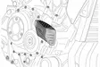 Puig Frame Sliders Pro 2.0 Suzuki Gsx-S1000F 15'- C/Bla - Duell MP varaosat ja tarvikkeet - 97897 - 1