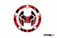Puig Fuel Cap Cover Radikal Suzuki C/Red - Duell MP varaosat ja tarvikkeet - 89457 - 1