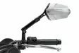Puig Rear Mirror Mod. Explorer Homolog. Left C/Black-Al - Duell MP varaosat ja tarvikkeet - 99937 - 1