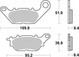 Sbs Jarrupalat Ceramic - Duell MP varaosat ja tarvikkeet - 123557 - 1