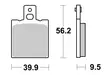 Sbs Jarrupalat Ceramic - Duell MP varaosat ja tarvikkeet - 123827 - 1