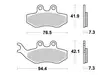 Sbs Jarrupalat Ceramic (774HF) - Duell MP varaosat ja tarvikkeet - 123497 - 1