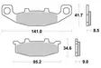 Sbs Jarrupalat Sintered - Duell MP varaosat ja tarvikkeet - 123467 - 1