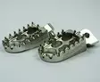 Scar Standard Footpegs - SX85/105 Titanium color - Duell MP varaosat ja tarvikkeet - 75897 - 1