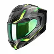 SCORPION Helmet EXO-1500 AIR SLEEK Black-Green, M - Duell ajovarusteet - 49167 - 1