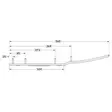 Sno-X Ripper Four Ohjausrauta pari 4" Kovametalli - Duell MK varaosat ja tarvikkeet - 22377 - 1