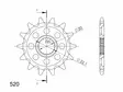Supersprox Eturatas YA YZ125/YZ250F/WR250F z15 - Duell MP varaosat ja tarvikkeet - 119377 - 1