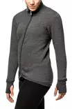 Woolpower Full zip 400 Merino Mid layer Takki harmaa, 2XL - Duell ajovarusteet - 58997 - 1