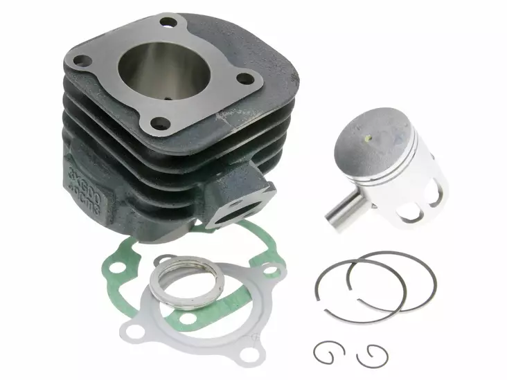 101 Octane Sylinterisarja 50cc Keeway 2-T Pakoaukon laippa taitettu oikealle - Duell mopojen varaosat ja tarvikkeet - 115298 - 1