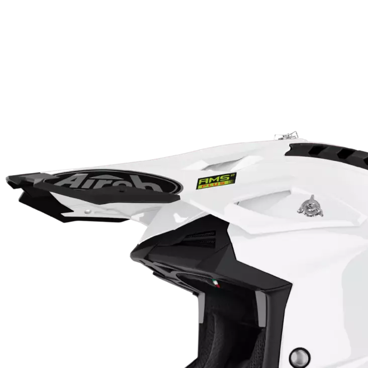 Airoh Aviator 3 Lippa Color valkoinen vanha logo - Duell ajovarusteet - 59918 - 1