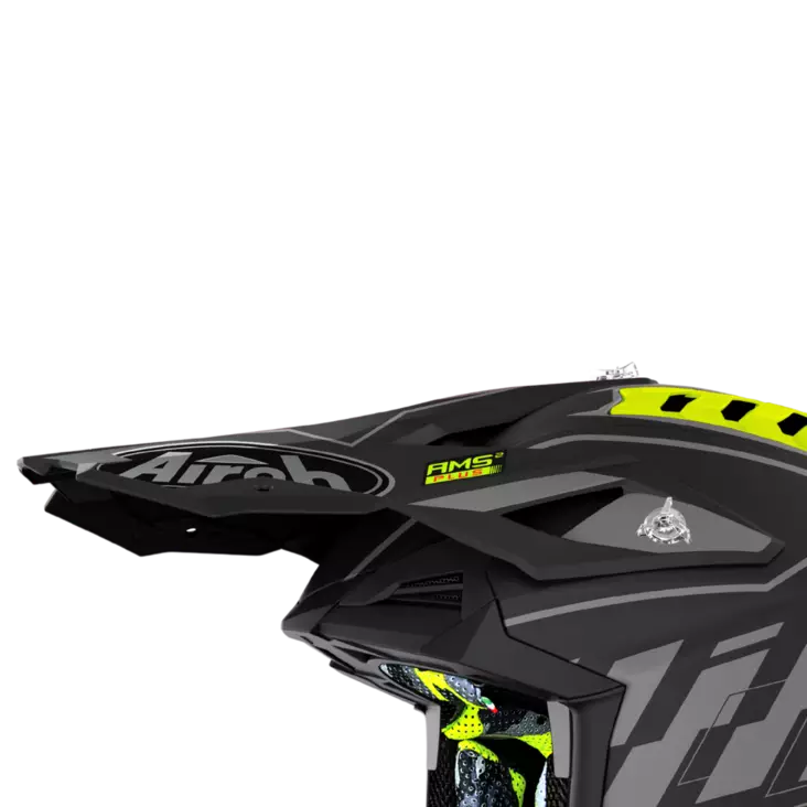 Airoh Aviator 3 Lippa Rampage musta matta - Duell ajovarusteet - 59858 - 1