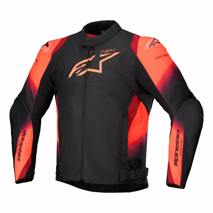 Alpinestars Ajotakki T-SP 1 v2 Vedenpitävä Musta/Punainen Fluo, L - Duell ajovarusteet - 42538 - 1