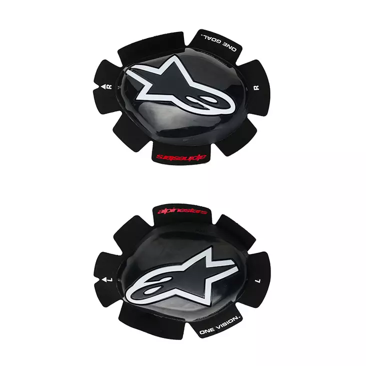 Alpinestars GP Tech Polvipala Musta/Valkoinen - Duell ajovarusteet - 37188 - 1