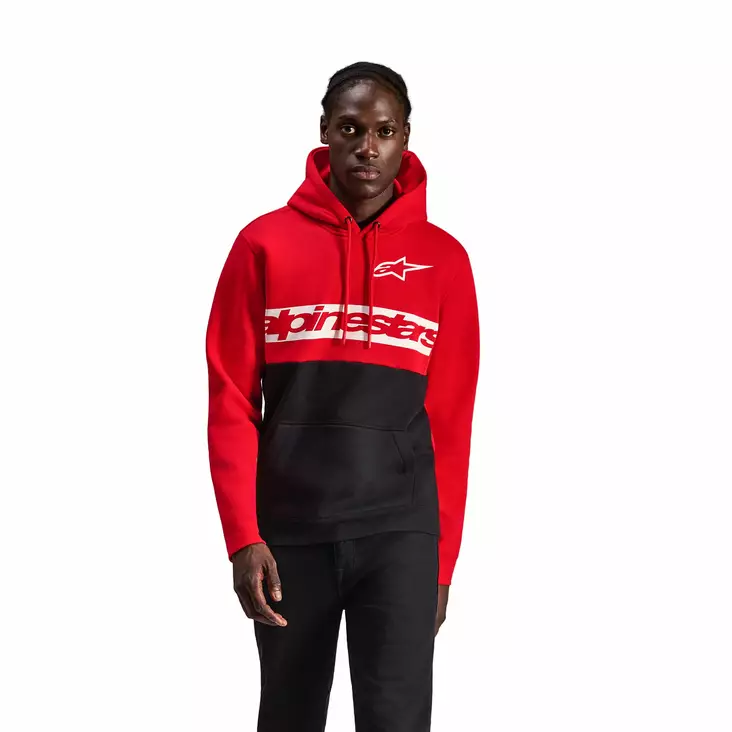 Alpinestars Huppari Parallel Musta/Punainen, M - Duell ajovarusteet - 35338 - 1