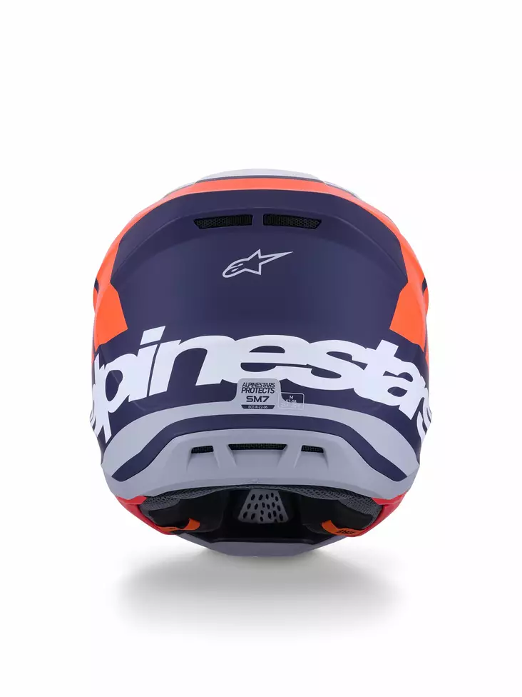 Alpinestars Kypärä S-M7 Core Oranssi/Sininen, 2XL - Duell ajovarusteet - 36348 - 1