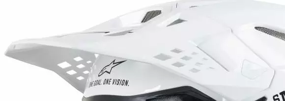 Alpinestars Lippa S-M10/S-M8 - SOLID Valkoinen - Duell ajovarusteet - 35598 - 1