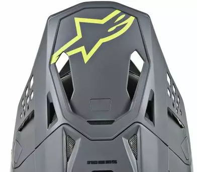 Alpinestars Lippa S-M8 - RADIUM Harmaa/keltainen fluo - Duell ajovarusteet - 35688 - 1