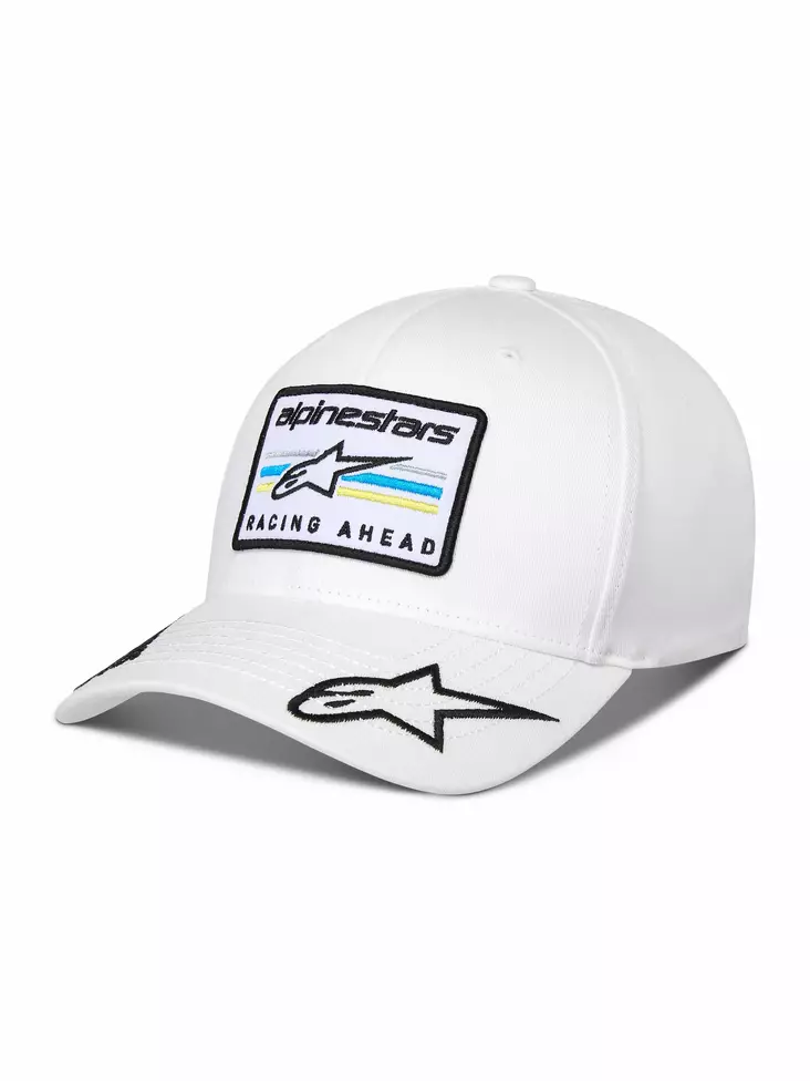 Alpinestars Lippis Surpass Flexfit Valkoinen, S/M - Duell ajovarusteet - 35348 - 1