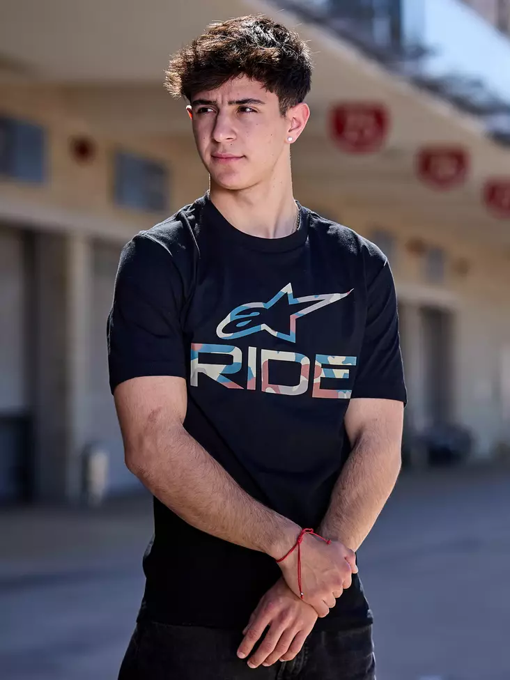 Alpinestars T-shirt Ride 4.0 Camo CSF Black 2XL - Duell ajovarusteet - 35628 - 1