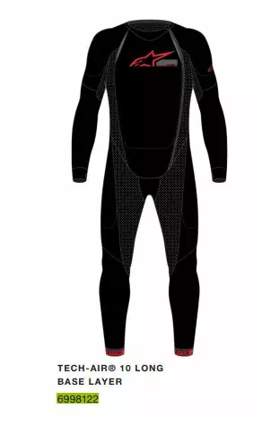 Alpinestars Tech Air 10 Race Long Base Layer L - Duell ajovarusteet - 36208 - 1