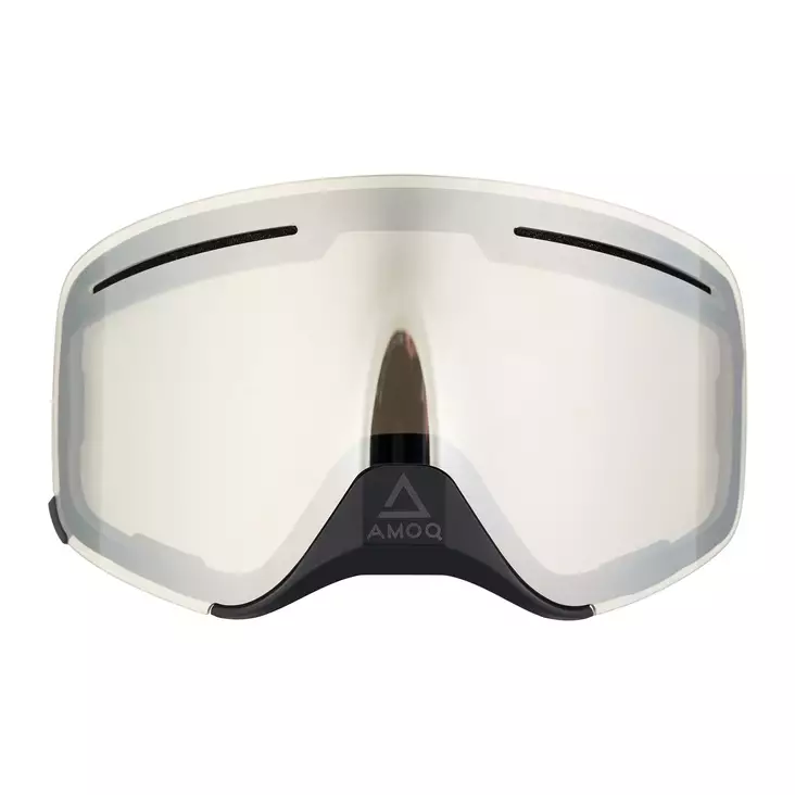 AMOQ Vision Vent+ Tuplalinssi Magnetic (Nenäsuojalla) - Hopea Peili - Duell ajovarusteet - 53078 - 1