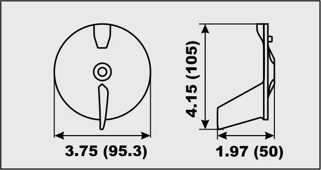 Anodi alumiini evä Yamaha 25-60HP - Duell venetarvikkeet - 135328 - 1